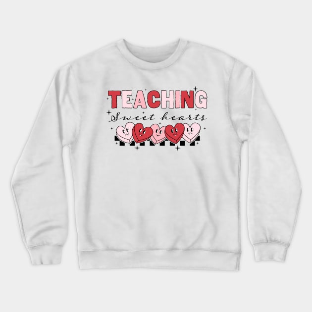 Teaching Sweethearts Crewneck Sweatshirt by MZeeDesigns